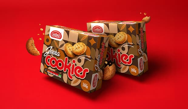 Jeera cookies packaging