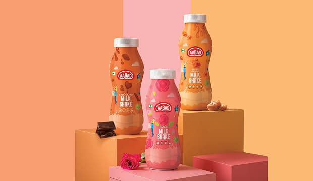 Milk shakes group packaging